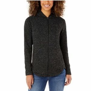 Eddie Bauer Women Radiator Fleece Full Zip Hooded Jacket Size XXL